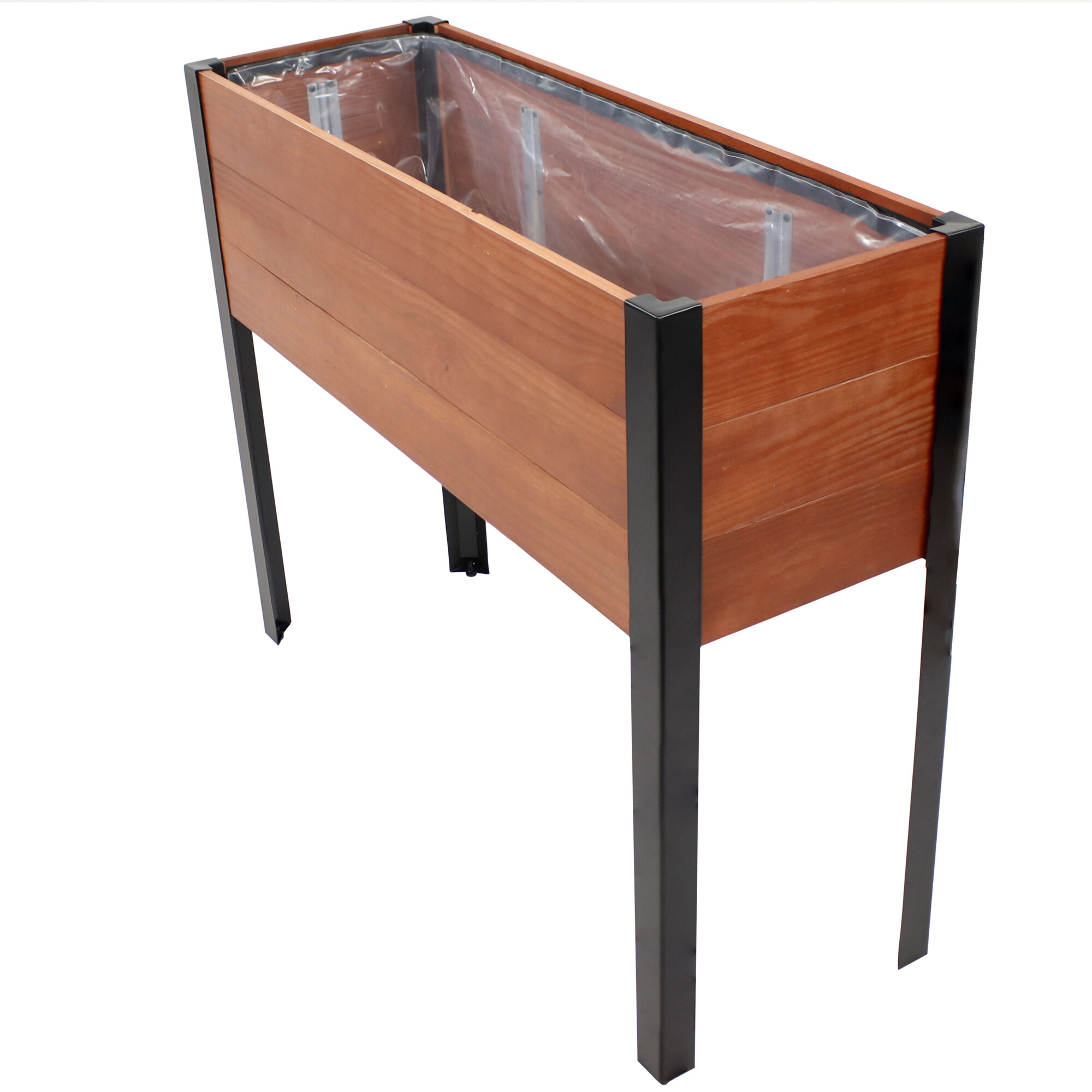 Sunnydaze Decor, Acacia Raised Garden Bed - Brown, Material Wood, Model# NPH-434